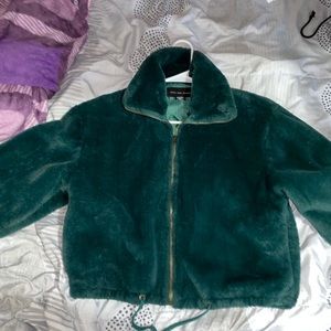 Victoria’s Secret KnowOneCares Faux Fur CropJacket